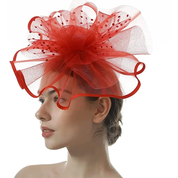 Beautiful Kentucky Derby style fascinator Headband hat - Picture 2 of 5